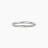 Five Diamond Band - White Gold