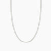 Fine Cable Chain - White Gold