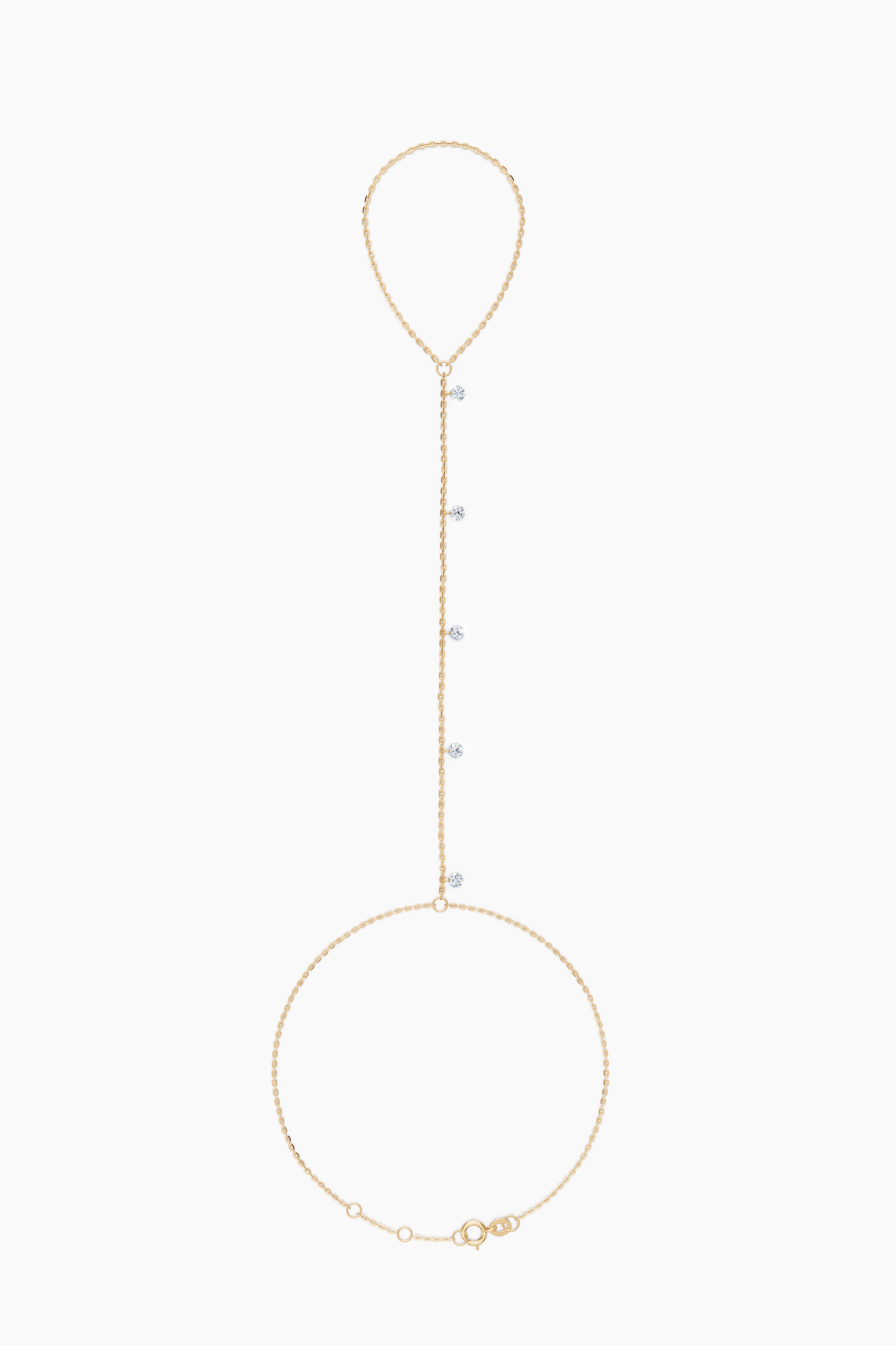 Núde Diamond Hand Chain Bracelet