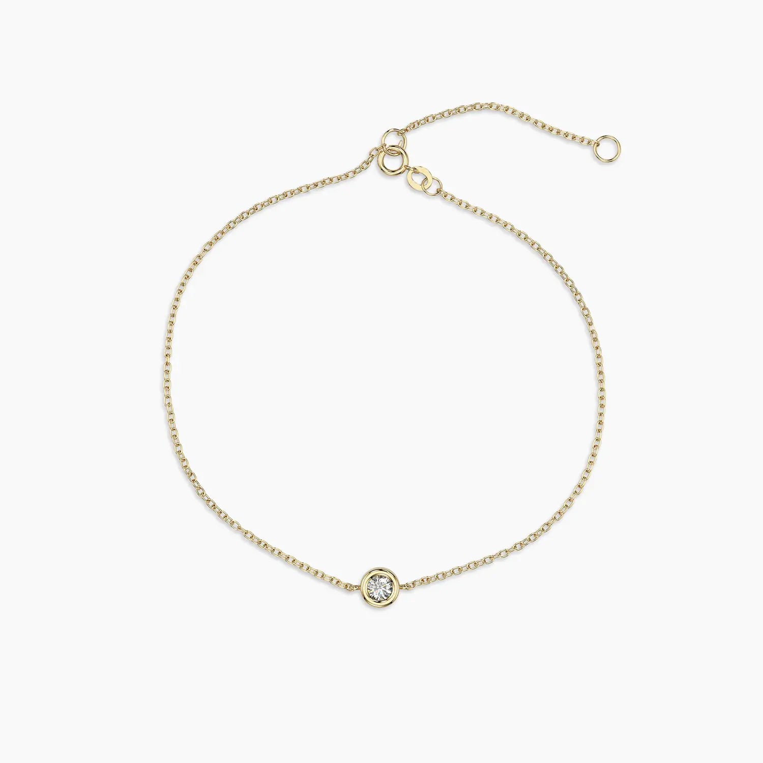 Diamond Bezel Bracelet in Rose Gold - Narcissus