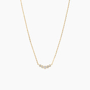 Dainty Diamond Bezel Bar Necklace