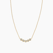 Diamond Bezel Bar Necklace