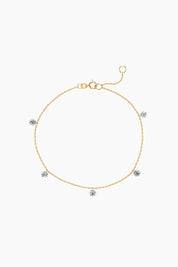 Núde Diamond Drop Station Bracelet
