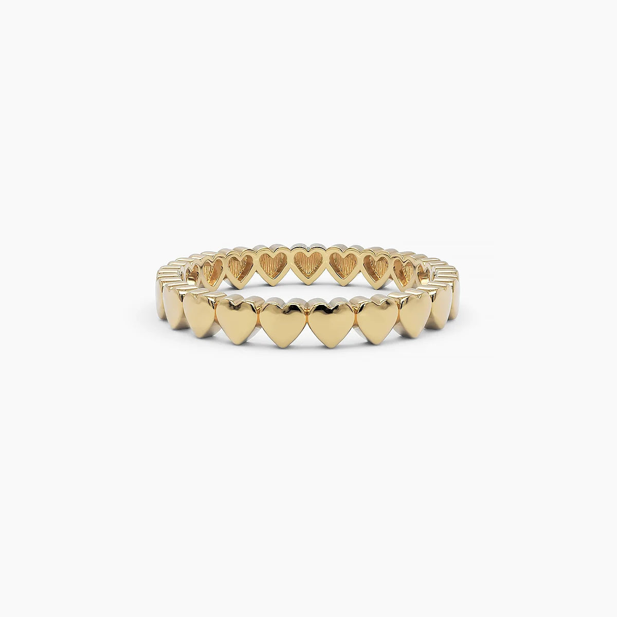 Eros Heart Eternity Gold Band