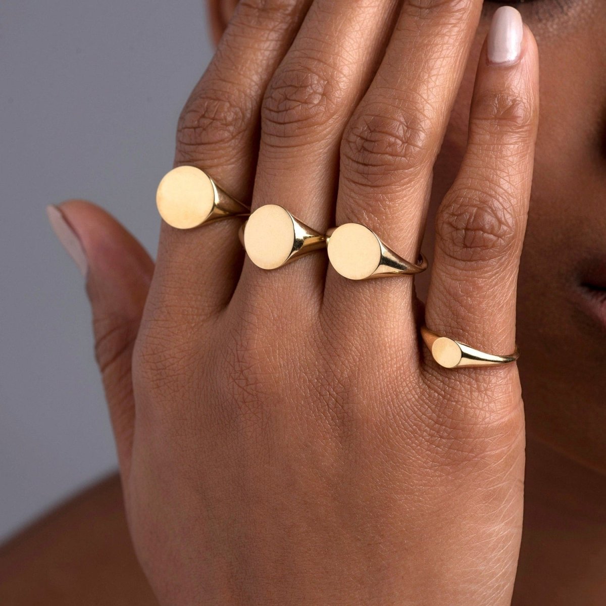 Small Signet Ring - Narcissus