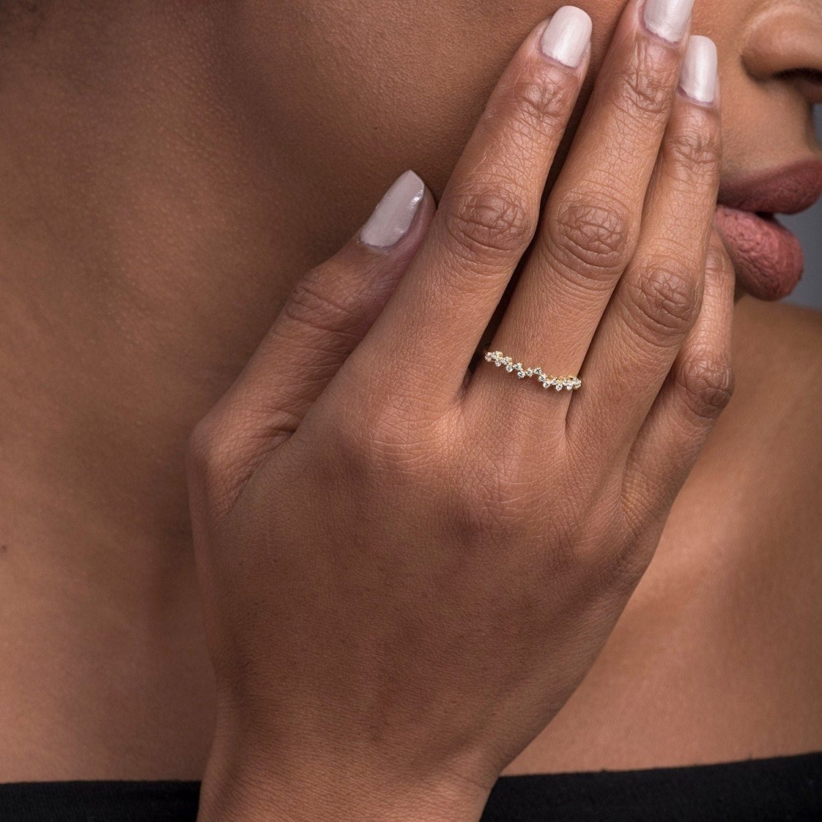 Multi Diamonds Cluster Ring - Narcissus