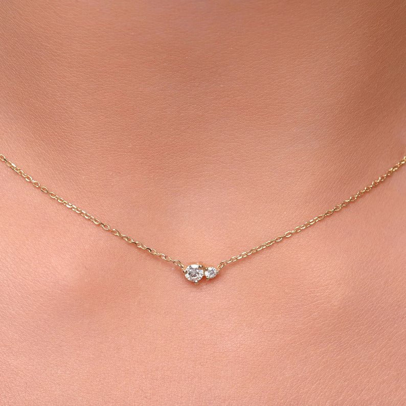 Two - Diamond Necklace - Narcissus