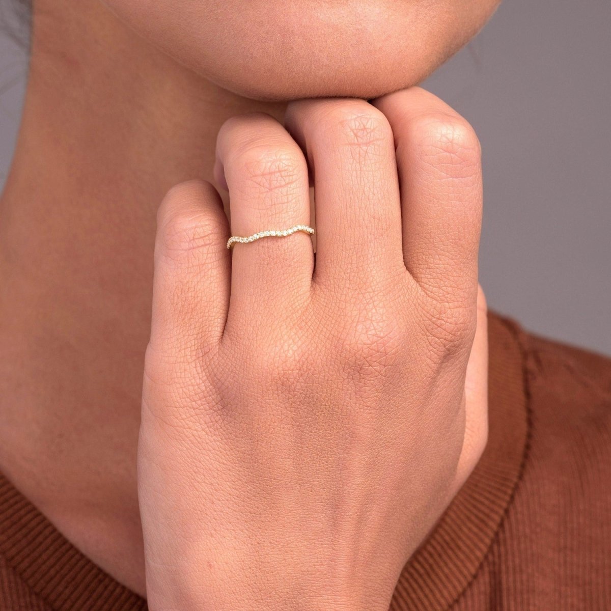 Zig Zag Diamond Ring - Narcissus