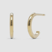 Mini Hoop Earrings - White Gold (pair)