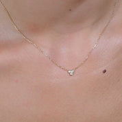 Trio Bezel Necklace - Narcissus