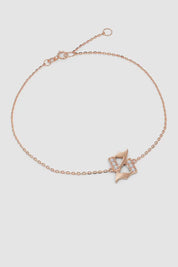 Legacy Initial Letter Bracelet - Rose Gold