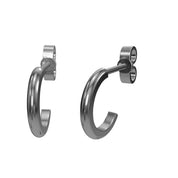 Classic Tube Hoop Earrings Large (pair)