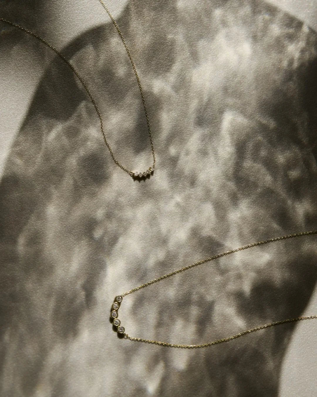 Best selling solid 14k gold necklaces from ENEA Studio Athens workshop
