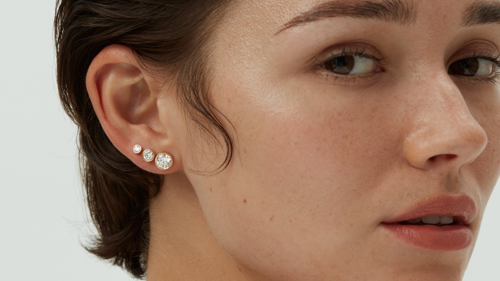 Bezel Earrings