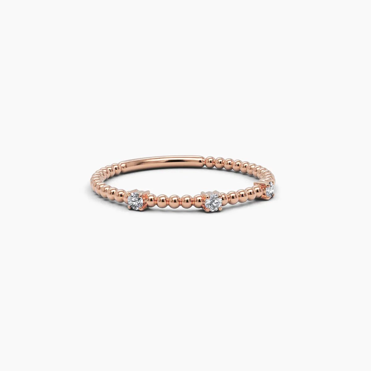 Diamond Beaded Ring - Narcissus