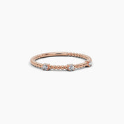 Diamond Beaded Ring - Narcissus