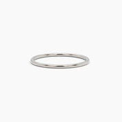 white gold thin stackable ring crafted in 14k white gold, designed with a delicate and polished finish for a refined, timeless look
