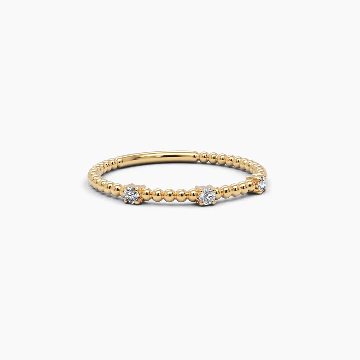Diamond Beaded Ring - Narcissus