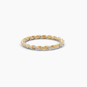 Twisted Eternity Diamond Band Ring - Narcissus