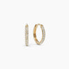 Diamond Pavé Huggie Earrings