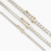 Lab Grown Diamond Tennis Bracelet, 2.50ctw, 14k White Gold - Narcissus