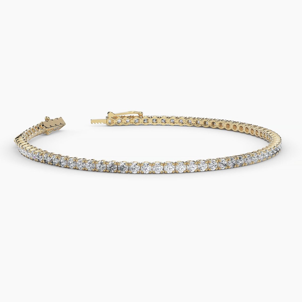 Lab Grown Diamond Tennis Bracelet, 2.50ctw, 14k White Gold - Narcissus