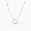 Diamond Circle Necklace