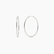 Gold Hoop Earrings - Narcissus