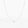 Alinéa Two-Sided Diamond By The Yard Necklace in Rose Gold
