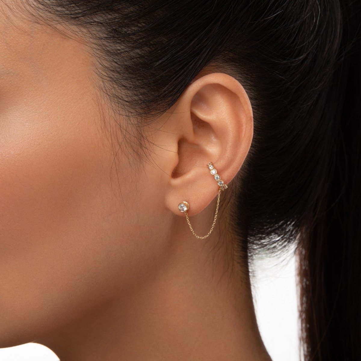 Diamond Ear Cuff - Narcissus