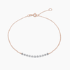 Núde Tennis Link Diamond Bracelet - Rose Gold