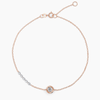 Núde Tennis Link Diamond Bracelet - Rose Gold