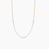 Núde Tennis Link Diamond Station Necklace