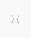 Celestial Diamond Climber Earrings