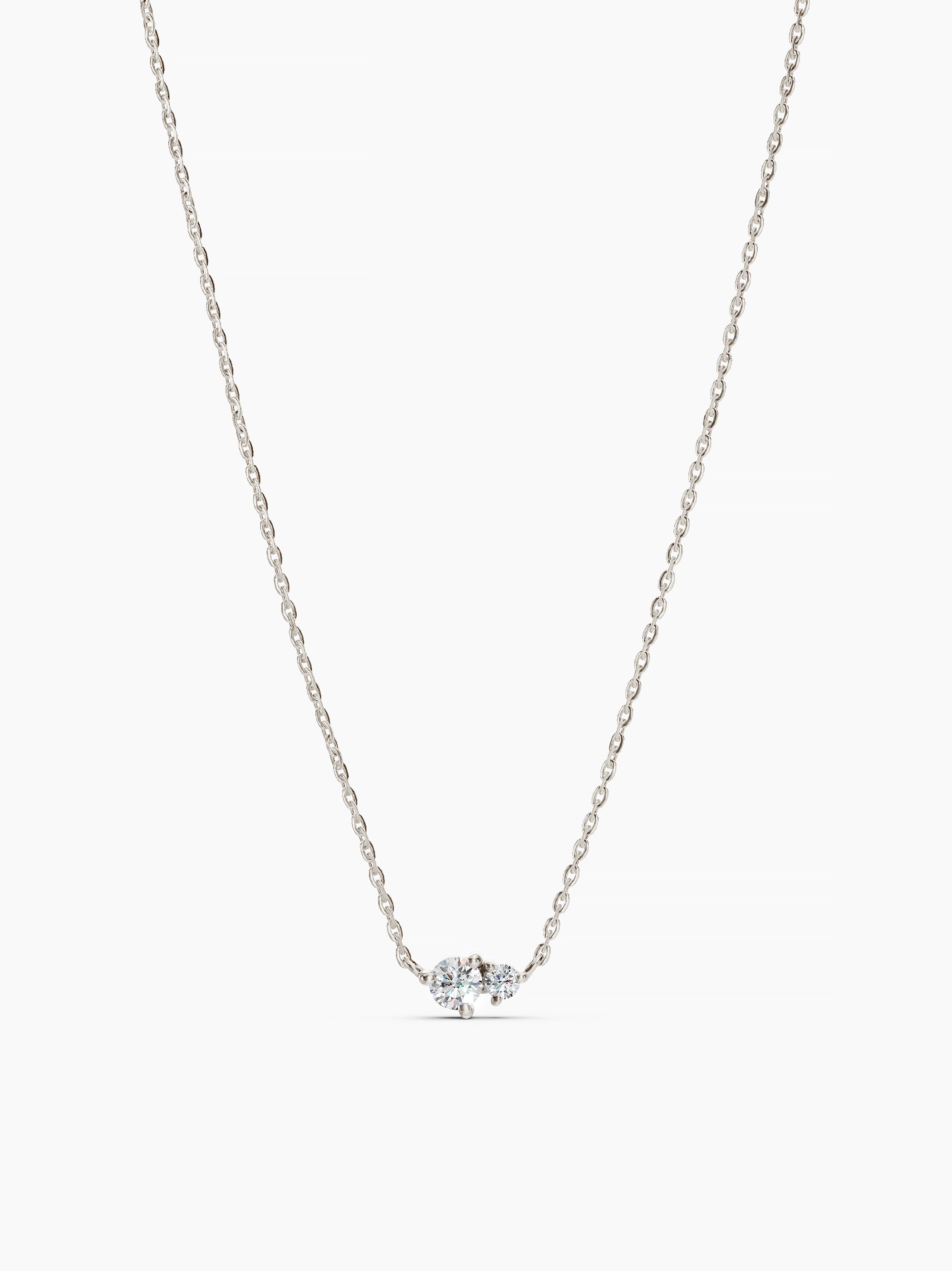 Dyo Diamond Necklace - White Gold
