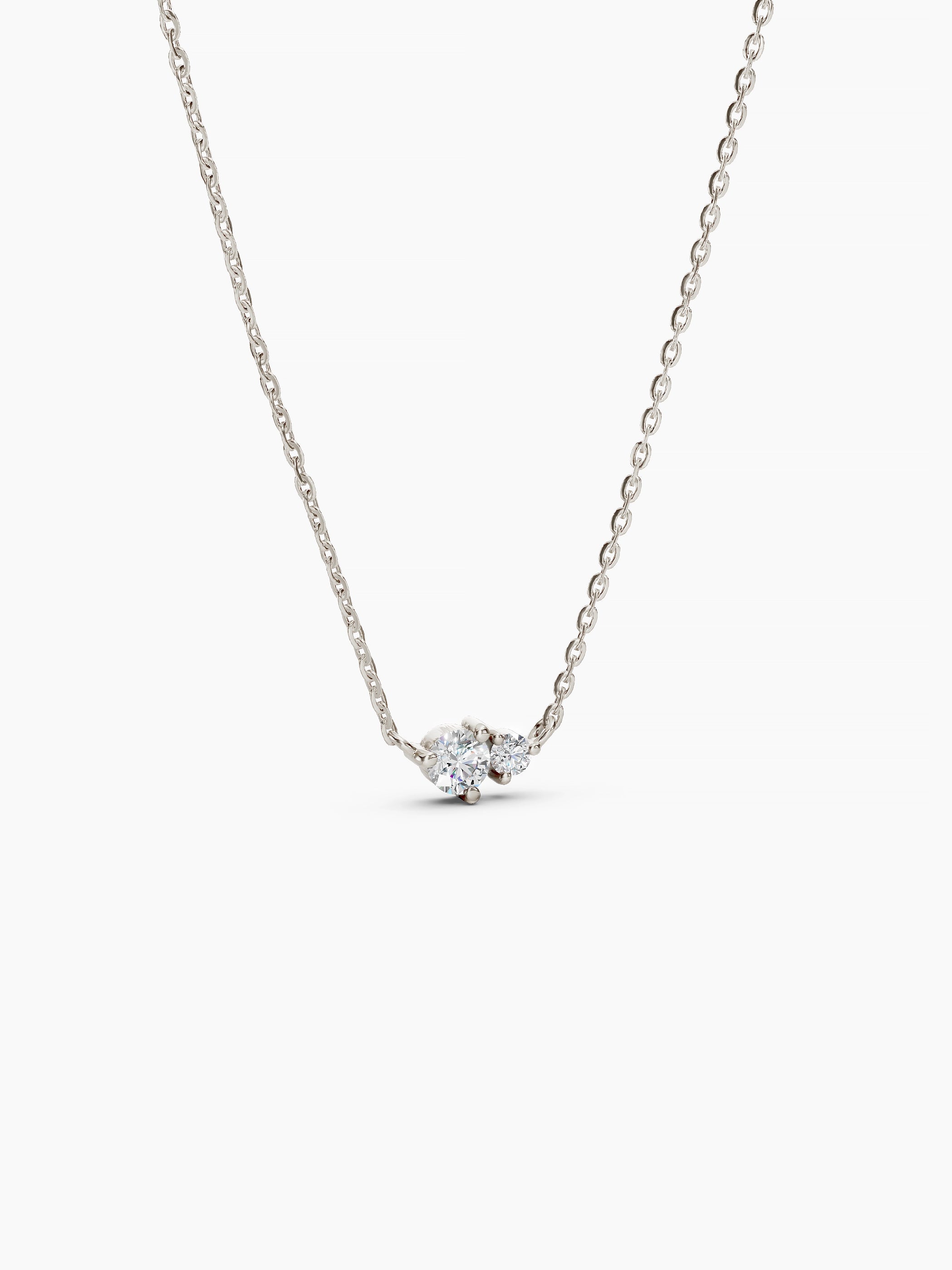 Dyo Diamond Necklace - White Gold