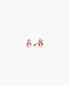 Dyo Diamond Bead Studs, Rose Gold