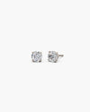 Lab Grown Diamond Stud Earrings, White Gold