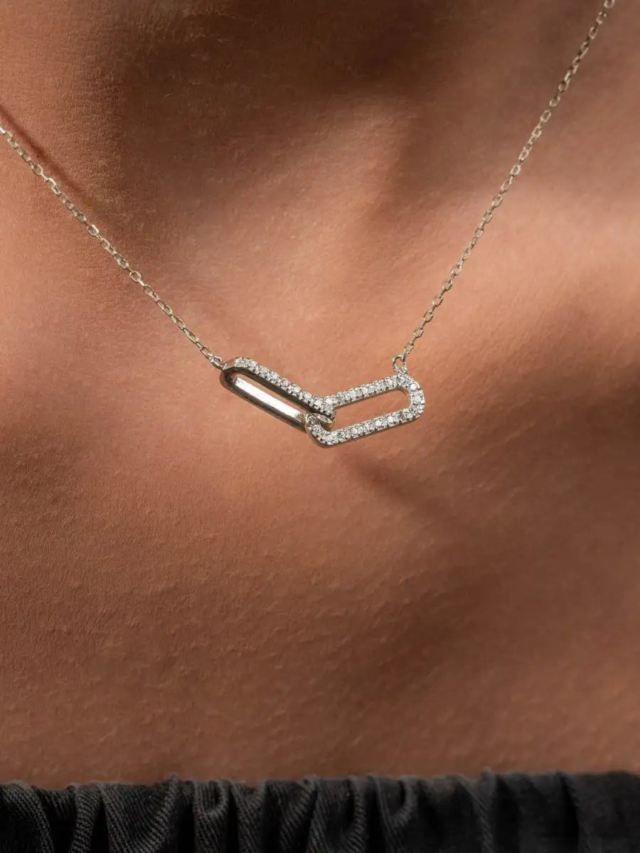 Liaison Necklace - White Gold