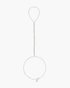 Lien Double Strand Diamond Hand Chain, White Gold