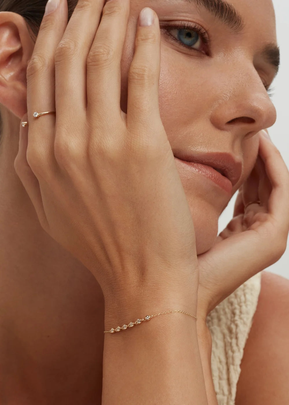Link Tennis Diamond Bracelet