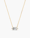 Marquise Diamond Solitaire Necklace