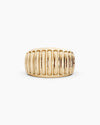 Kion Ribbed Dome Ring - 10k Gold