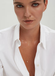 Pavé Diamond Ball Necklace