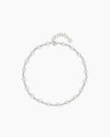 Pearl Wrap Bracelet - White Gold