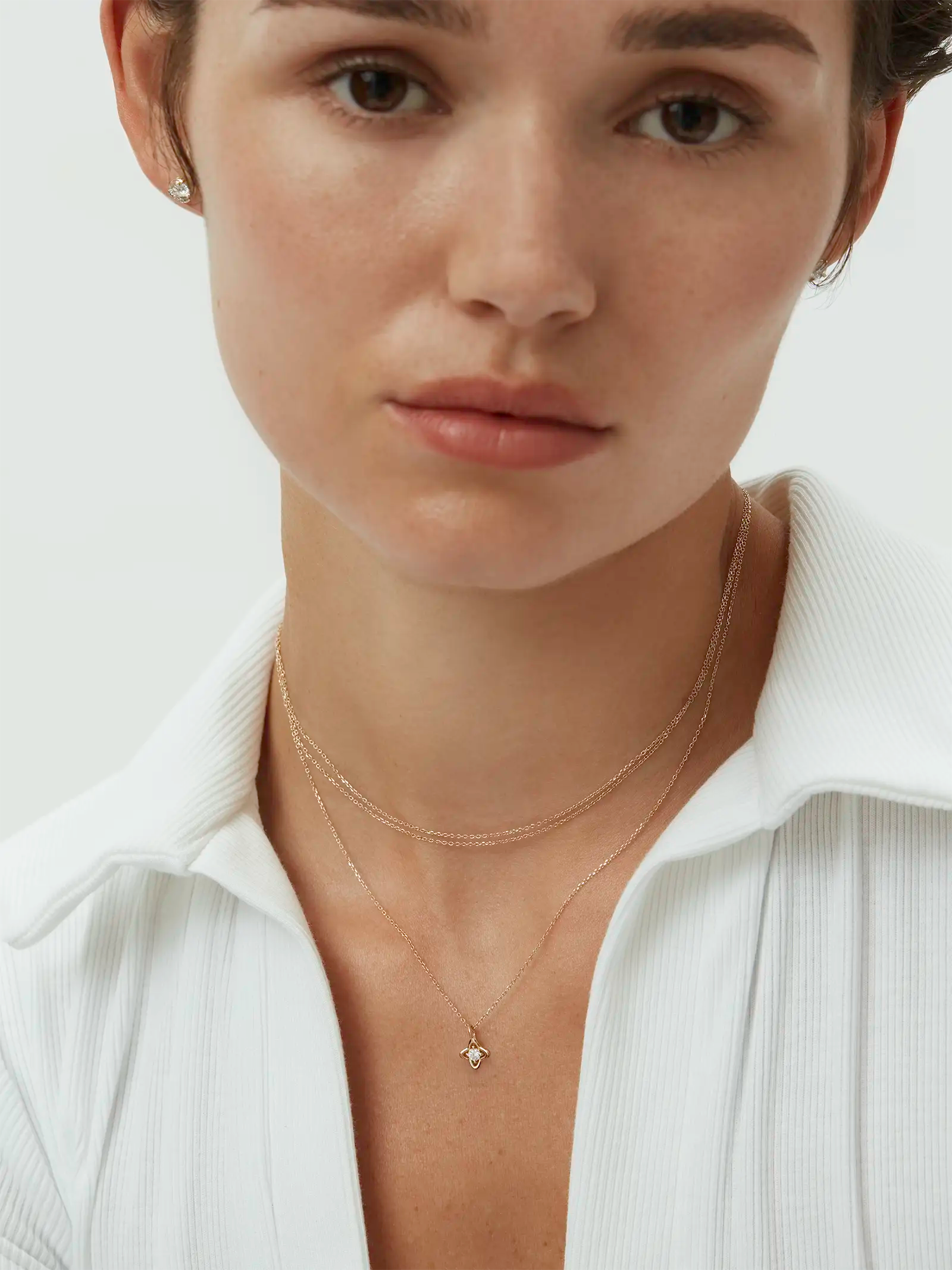 Petal Diamond Necklace