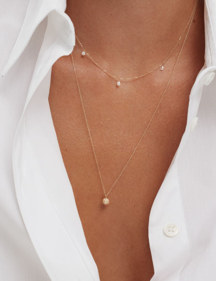 Diamond pendant necklace, ENEA Studio