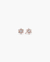 Selas Diamond Cluster Studs, Rose Gold