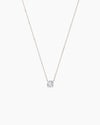Éclat Grand Diamond Solitaire Necklace - White Gold