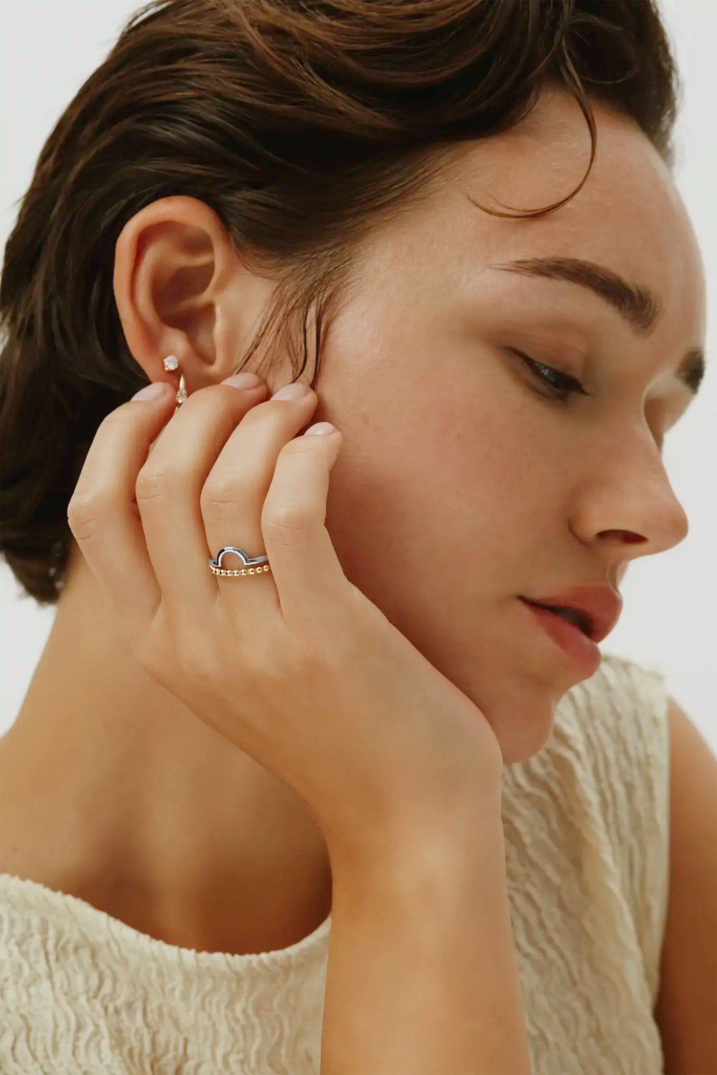 Eclipse Ring - White Gold